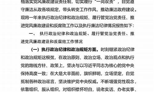 个人述职述责述廉报告_个人述职述责述廉报